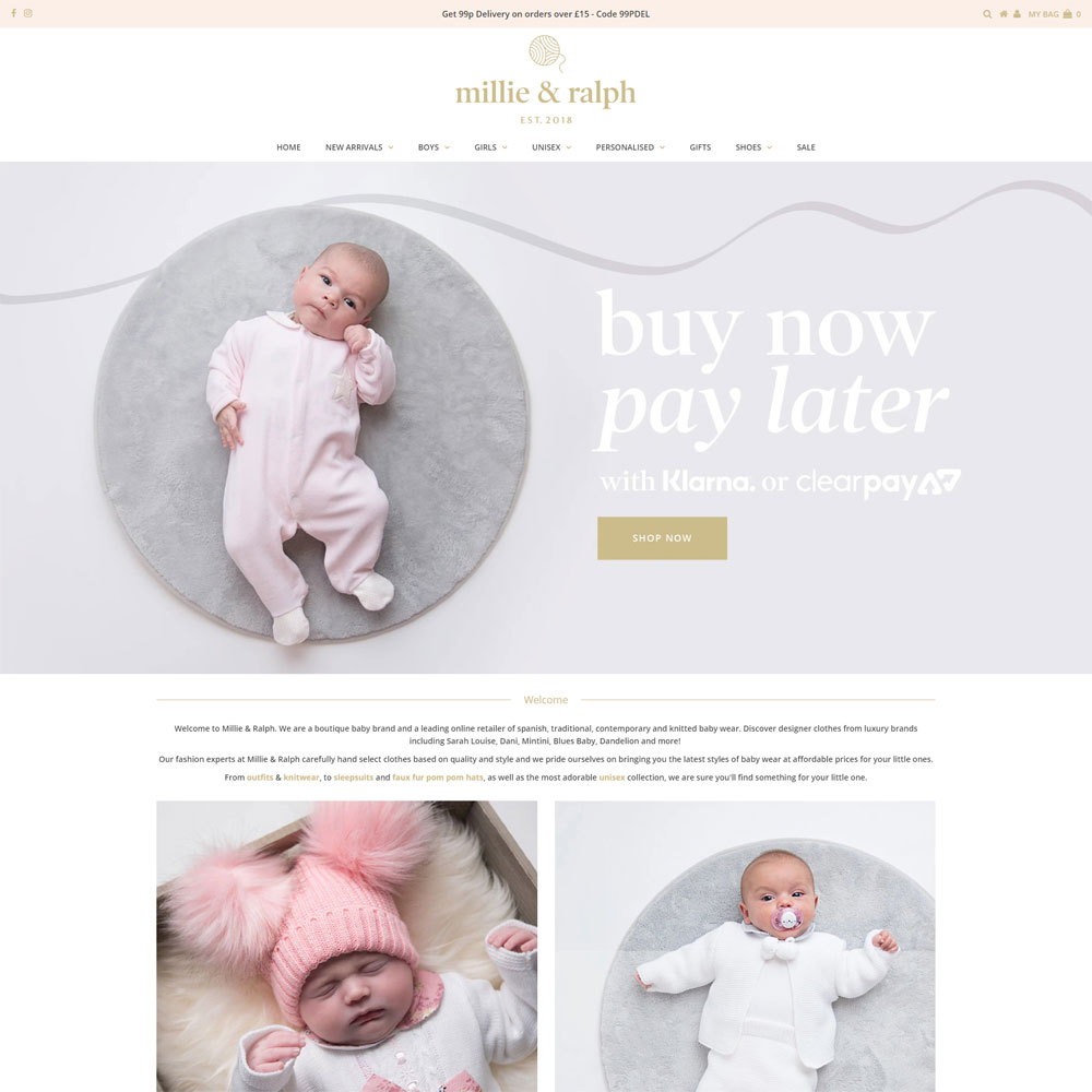 millie and ralph baby girl clothes