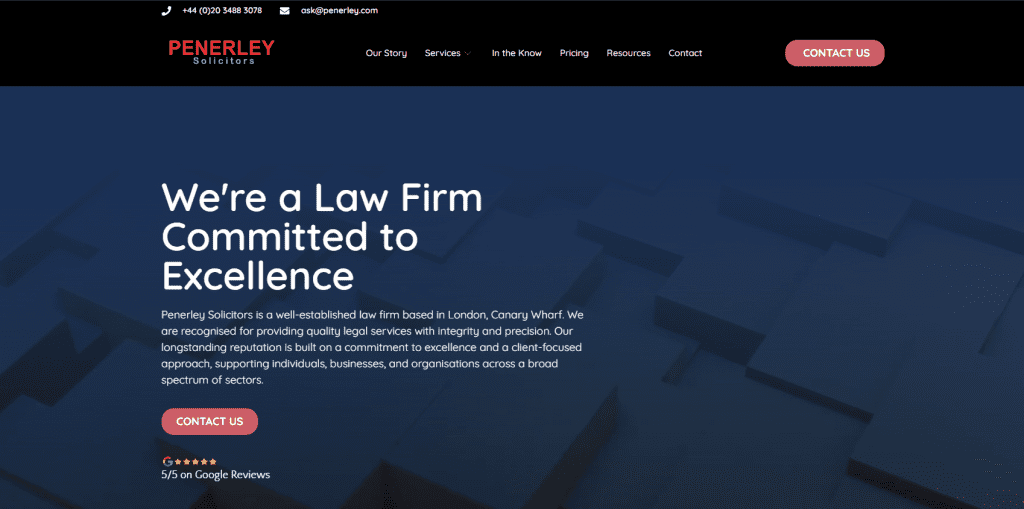 Solicitor Web Design