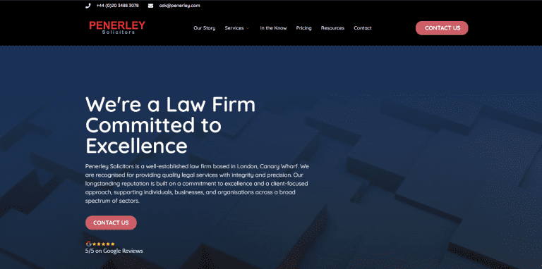 Solicitor Web Design